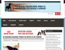 Tablet Screenshot of caninavalencia.com